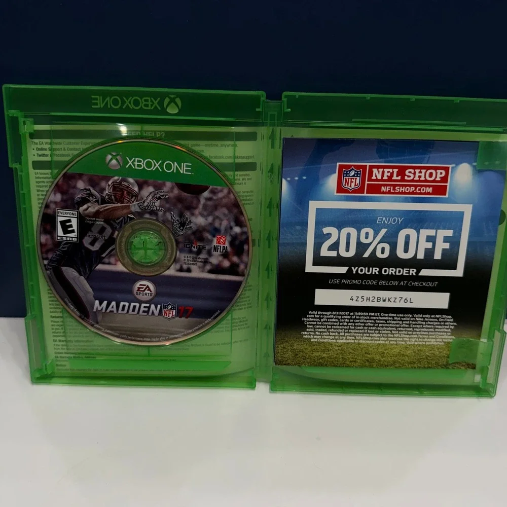 Madden NFL 16 17 18 Xbox One Lot Bundle Complete CIB EA Sports Football Games‎